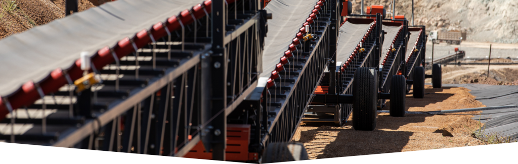 Conveyor belts in the mining industry, one of the top 10 industries that rely on conveyor belts.