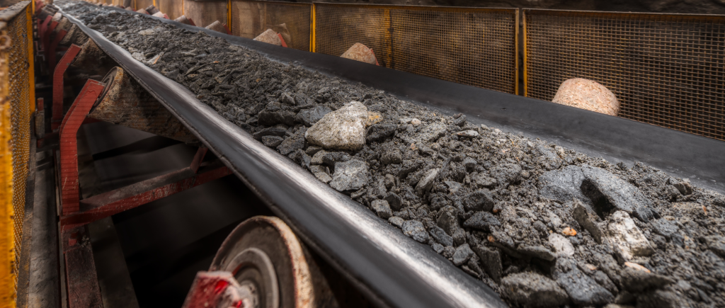 Ultra Durable Conveyor Belts for Mining Industry in action at a large mining site